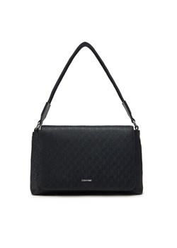 Torebka Calvin Klein Ck Must Satchel_Mono K60K613181 Czarny ze sklepu eobuwie.pl w kategorii Torebki damskie - zdjęcie 181278662