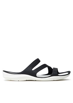 Klapki Crocs Swiftwater Sandal W 203998 Czarny ze sklepu eobuwie.pl w kategorii Klapki damskie - zdjęcie 181278763