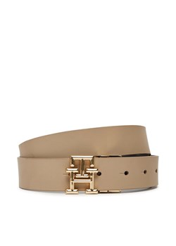 Pasek Damski Tommy Hilfiger Th Logo Rev 3.0 AW0AW17247 Granatowy ze sklepu eobuwie.pl w kategorii Paski damskie - zdjęcie 181279120