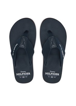 Japonki Tommy Hilfiger Hilfiger 85 Beach Sandal FM0FM05339 Granatowy ze sklepu eobuwie.pl w kategorii Klapki męskie - zdjęcie 181279230