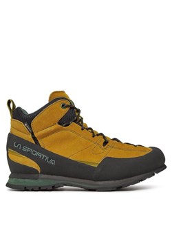 Trekkingi La Sportiva Boulder X Mid GORE-TEX 17E732726 Brązowy ze sklepu eobuwie.pl w kategorii Buty trekkingowe męskie - zdjęcie 181279600