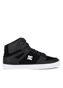Sneakersy DC PURE HIGH-TOP WC ADYS400043-BLW Czarny ze sklepu eobuwie.pl w kategorii Trampki męskie - zdjęcie 181279720