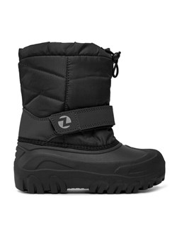 Śniegowce ZigZag Wanoha Kids Snowboot Z234186 Czarny ze sklepu eobuwie.pl w kategorii Buty zimowe dziecięce - zdjęcie 181279820