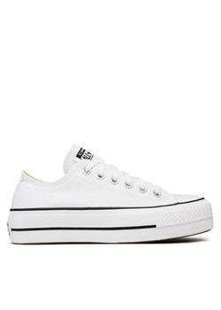 Trampki Converse Chuck Taylor All Star Lift Ox 560251C Biały ze sklepu eobuwie.pl w kategorii Trampki damskie - zdjęcie 181280101