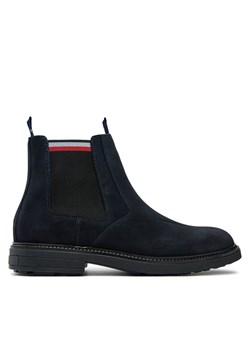 Sztyblety Tommy Hilfiger Chelsea FM0FM05191 Granatowy - id: 0000304441912 - marki Tommy Hilfiger - 181280111 Sztyblety Tommy Hilfiger Chelsea FM0FM05191 Granatowy ze sklepu eobuwie.pl w kategorii Buty zimowe męskie - zdjęcie 181280111