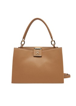 Torebka Tommy Hilfiger Th Her Mini Tote AW0AW17190 Brązowy ze sklepu eobuwie.pl w kategorii Torebki damskie - zdjęcie 181280150