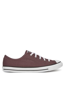 Trampki Converse Chuck Taylor All Star Dainty A13800C Brązowy ze sklepu eobuwie.pl w kategorii Trampki damskie - zdjęcie 181280210