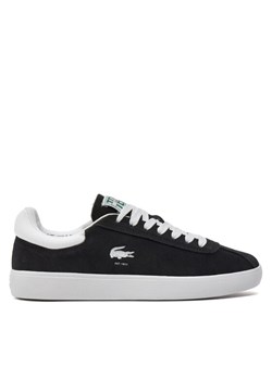 Sneakersy Lacoste Basehot 746SFA0055 Czarny ze sklepu eobuwie.pl w kategorii Trampki damskie - zdjęcie 181280360