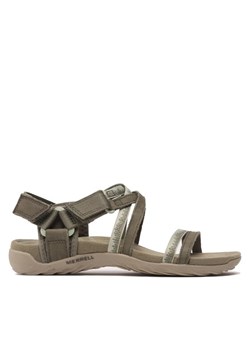 Sandały Merrell Terran 3 Cush Lattice J004570 Zielony ze sklepu eobuwie.pl w kategorii Sandały damskie - zdjęcie 181280611