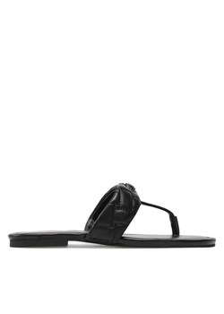 Japonki Kurt Geiger Kensington T-Bar Sandal 8651400109 Czarny ze sklepu eobuwie.pl w kategorii Klapki damskie - zdjęcie 181280642