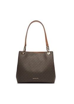 Torebka MICHAEL Michael Kors Kensington 30F3G8KT7B Brązowy ze sklepu eobuwie.pl w kategorii Torby Shopper bag - zdjęcie 181281051