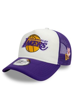 Czapka z daszkiem New Era 940 Af trucker NBA Flower LOSLAK 60595278 Biały ze sklepu eobuwie.pl w kategorii Czapki z daszkiem męskie - zdjęcie 181281501