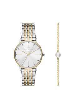 Zegarek Armani Exchange AX7156SET Srebrny ze sklepu eobuwie.pl w kategorii Zegarki - zdjęcie 181281810