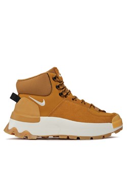Sneakersy Nike City Classic Boot DQ5601 710 Brązowy ze sklepu eobuwie.pl w kategorii Buty sportowe damskie - zdjęcie 181281840