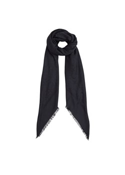 Chusta Calvin Klein Shiny Jacquard Monogram K60K612974 Czarny ze sklepu eobuwie.pl w kategorii Szaliki i chusty damskie - zdjęcie 181282111