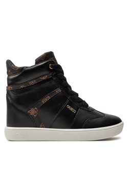 Sneakersy Guess Morens FL7MRN FAL12 Czarny ze sklepu eobuwie.pl w kategorii Buty sportowe damskie - zdjęcie 181282112
