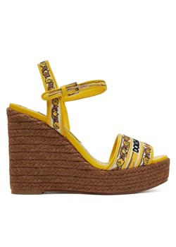 Espadryle Dolce&Gabbana CZ0318 AV804 Żółty ze sklepu eobuwie.pl w kategorii Espadryle damskie - zdjęcie 181282310
