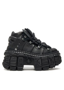 Sneakersy NEW ROCK M-WALL106-S12 Czarny ze sklepu eobuwie.pl w kategorii Botki - zdjęcie 181282423