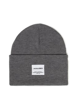 Czapka Jack&Jones Jaclong 12150627 Szary ze sklepu eobuwie.pl w kategorii Czapki zimowe męskie - zdjęcie 181283061
