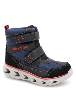 Trzewiki Skechers 405052N/NVBK Granatowy ze sklepu eobuwie.pl w kategorii Buty zimowe dziecięce - zdjęcie 181283364