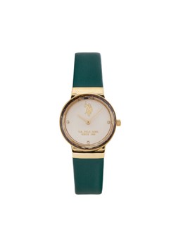 Zegarek U.S. Polo Assn. Angelique USP8256GR Zielony ze sklepu eobuwie.pl w kategorii Zegarki - zdjęcie 181283511