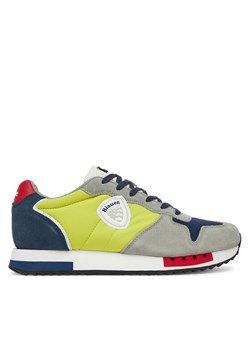 Sneakersy Blauer S5QUEENS05 Zielony ze sklepu eobuwie.pl w kategorii Buty sportowe męskie - zdjęcie 181283892