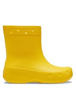 Kalosze Crocs Classic Rain Boot 208363 Żółty ze sklepu eobuwie.pl w kategorii Kalosze damskie - zdjęcie 181284464