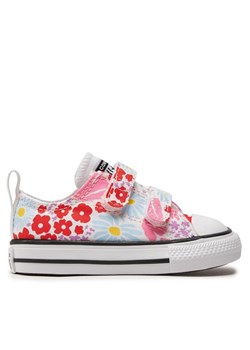 Trampki Converse Chuck Taylor All Star Easy On Floral Ox A06340C Biały ze sklepu eobuwie.pl w kategorii Trampki dziecięce - zdjęcie 181284714
