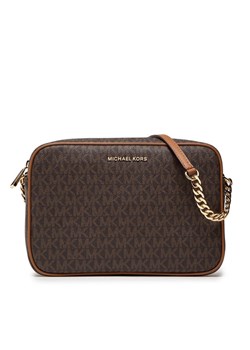Torebka MICHAEL Michael Kors Jet Set 32F1GJ6C7B Brązowy ze sklepu eobuwie.pl w kategorii Listonoszki - zdjęcie 181284723