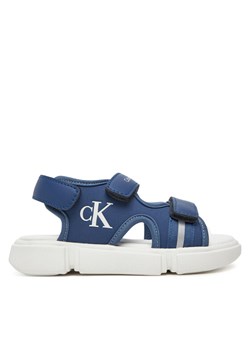 Sandały Calvin Klein Jeans V3B2-83023-1591 M Niebieski ze sklepu eobuwie.pl w kategorii Sandały dziecięce - zdjęcie 181284990