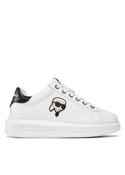 Sneakersy KARL LAGERFELD KL62530N Biały ze sklepu eobuwie.pl w kategorii Trampki damskie - zdjęcie 181284993