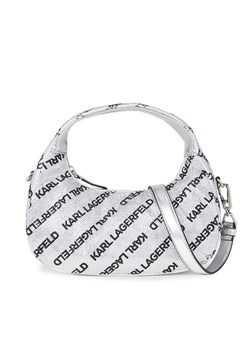 Torebka KARL LAGERFELD 240W3026 Srebrny ze sklepu eobuwie.pl w kategorii Torebki bagietki - zdjęcie 181285051
