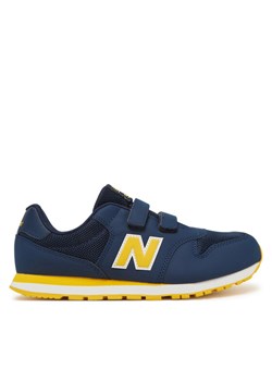 Sneakersy New Balance GV500NH1 Niebieski ze sklepu eobuwie.pl w kategorii Buty sportowe dziecięce - zdjęcie 181285361