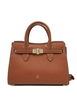 Torebka Aigner Farah M 133008 Brązowy ze sklepu eobuwie.pl w kategorii Kuferki - zdjęcie 181285362