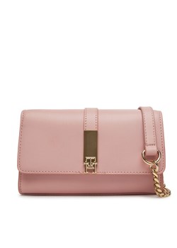Torebka Tommy Hilfiger Th Heritage Mini Crossover Chain AW0AW17222 Różowy ze sklepu eobuwie.pl w kategorii Kopertówki - zdjęcie 181285572