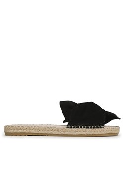 Espadryle Manebi Sandals With Knot K 1.0 JK Czarny ze sklepu eobuwie.pl w kategorii Klapki damskie - zdjęcie 181285632