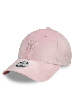 Czapka z daszkiem New Era New York Yankees Diamante Velour 9Forty 60595353 Różowy ze sklepu eobuwie.pl w kategorii Czapki z daszkiem damskie - zdjęcie 181285673