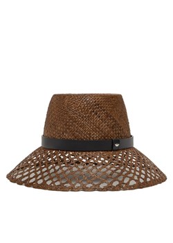 Kapelusz Weekend Max Mara Eliseo 2515571065 Brązowy ze sklepu eobuwie.pl w kategorii Kapelusze damskie - zdjęcie 181285680