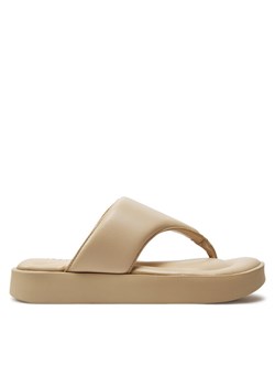 Japonki Inuikii Padded Toe 70105-135 Beżowy ze sklepu eobuwie.pl w kategorii Klapki damskie - zdjęcie 181285730
