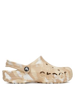 Klapki Crocs BAYA MARBLED CLOG 206935-2ZM Beżowy ze sklepu eobuwie.pl w kategorii Klapki damskie - zdjęcie 181285744