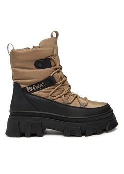 Botki Lee Cooper LCJ-24-47-3143LA Brązowy ze sklepu eobuwie.pl w kategorii Botki - zdjęcie 181285812