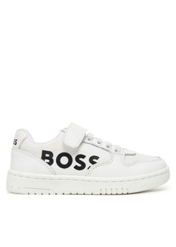 Sneakersy BOSS J51644 E Biały ze sklepu eobuwie.pl w kategorii Buty sportowe dziecięce - zdjęcie 181285883