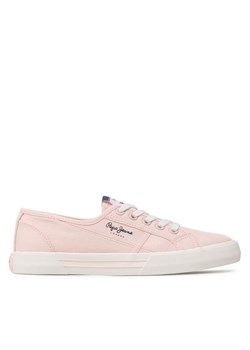 Tenisówki Pepe Jeans Brady W Basic PLS31287 Różowy ze sklepu eobuwie.pl w kategorii Trampki damskie - zdjęcie 181285893