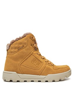 Botki DC Manteca 4 Boot ADJB100012-WE9 Brązowy ze sklepu eobuwie.pl w kategorii Buty trekkingowe damskie - zdjęcie 181286174