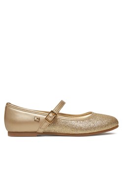 Baleriny Tommy Hilfiger Ballerina T4A3-33930-0572 S Złoty ze sklepu eobuwie.pl w kategorii Balerinki dziecięce - zdjęcie 181286283