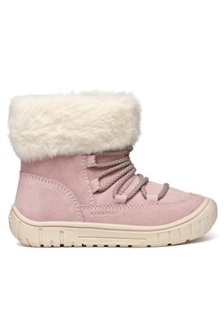 Kozaki Geox B Omar Girl Wpf B462LA 00022 C8014 S Różowy ze sklepu eobuwie.pl w kategorii Buty zimowe dziecięce - zdjęcie 181286603