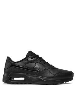 Sneakersy Nike Air Max Sc Lea DH9636-001 Czarny ze sklepu eobuwie.pl w kategorii Buty sportowe męskie - zdjęcie 181286822
