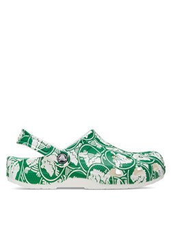 Klapki Crocs Classic Duke Print Clog 210003 Zielony ze sklepu eobuwie.pl w kategorii Klapki damskie - zdjęcie 181286980