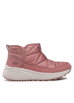 Botki Skechers Puffiez 117260/ROS Różowy ze sklepu eobuwie.pl w kategorii Botki - zdjęcie 181286983