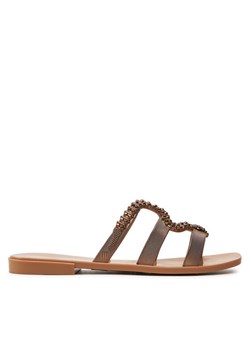 Klapki Melissa Melissa Slide + Bo.Bo. Ad 33862 Brązowy ze sklepu eobuwie.pl w kategorii Klapki damskie - zdjęcie 181286990